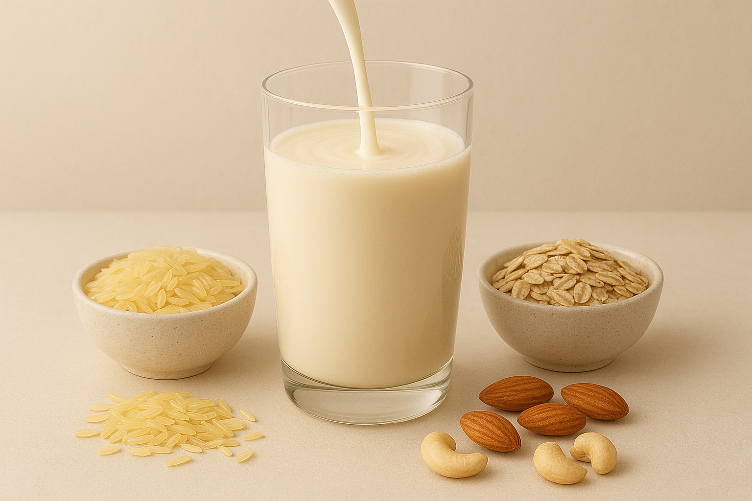 Using Rice Drink Concentrate in Private Label Oat and Nut Milk Blends